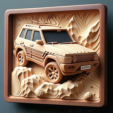 3D модель Mitsubishi Pajero Mini (STL)